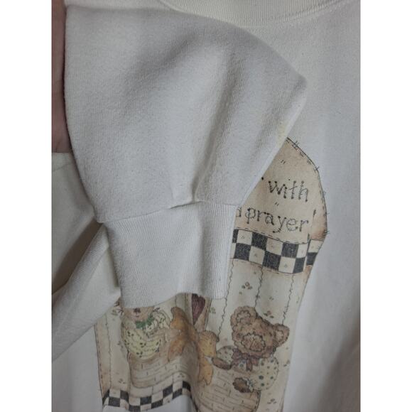 Lee Women's Beige Friendship Hold Together Graphics Front Sweatshirt Size 2X - Picture 8 of 9